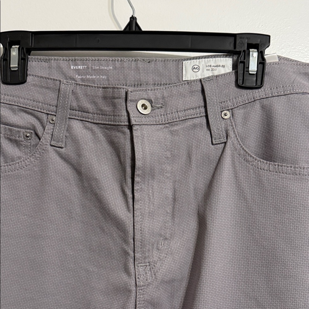 AG Adriano Goldschmied Charcoal Textured Pants